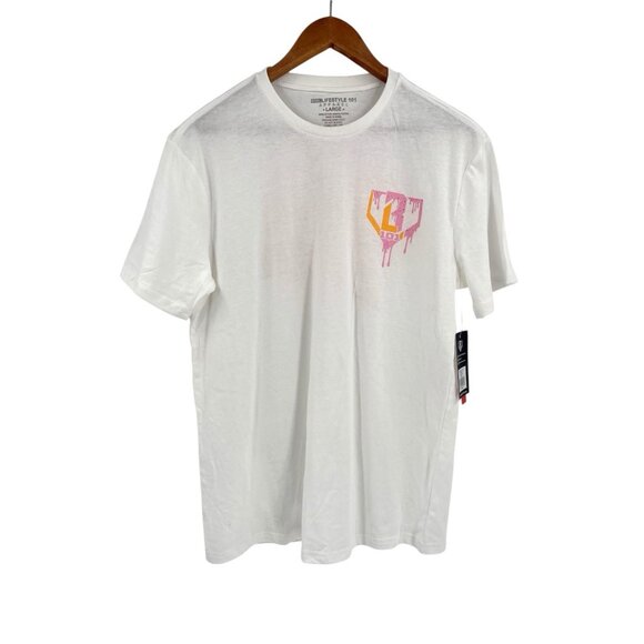 Baseball Lifestyle 101 Other - BASEBALL LIFESTYLE 101 Men's White Ice Cream Baseball T-Shirt NWT Large